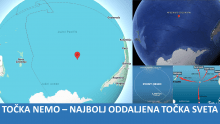 točka Nemo - najbolj oddaljena točka sveta